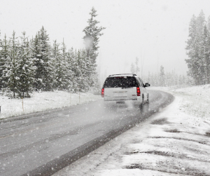 Car driving in Snow | Greenwich, CT