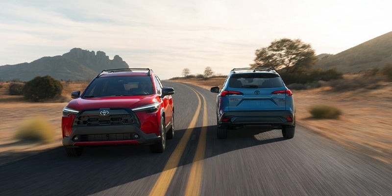 Two 2026 Toyota Corolla Crosses