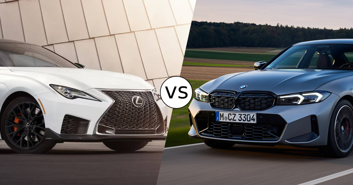 Lexus RC vs. BMW 3 Series