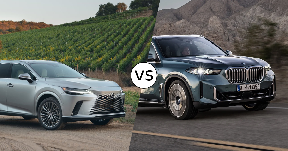 2023 Lexus RX vs BMW X5