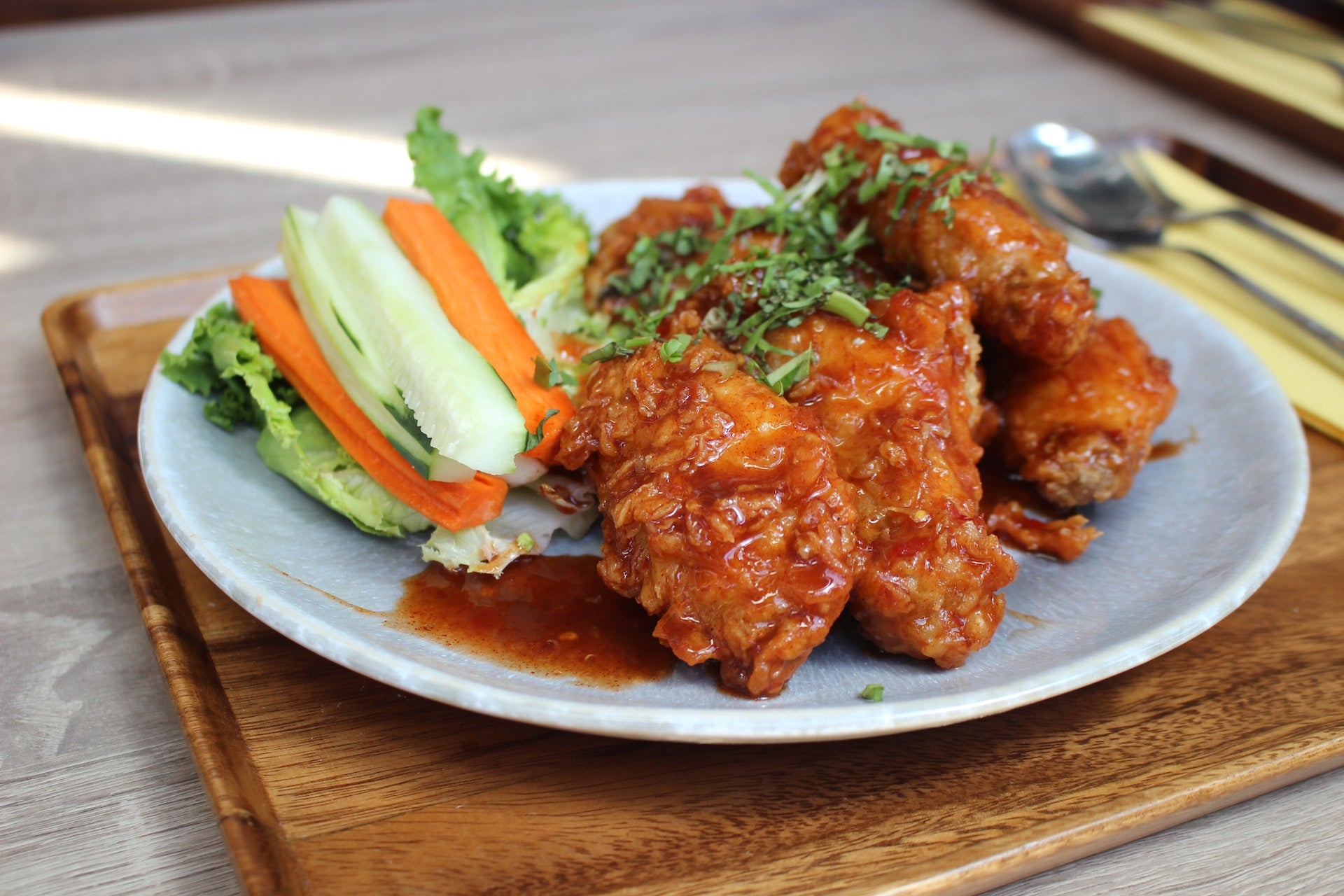 Plate of Chicken Tenders