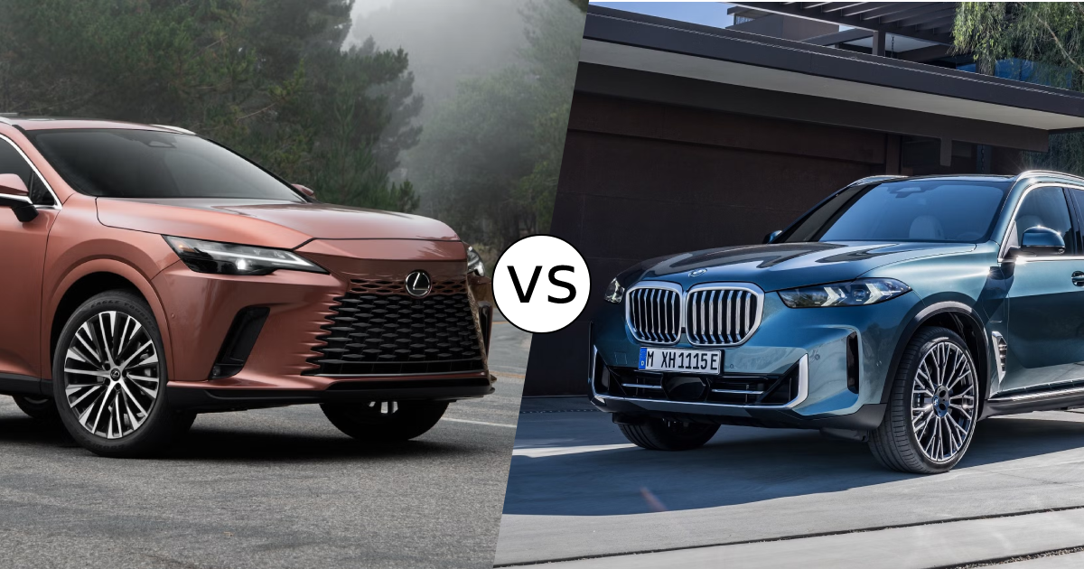 2025 Lexus RX vs. BMW X5