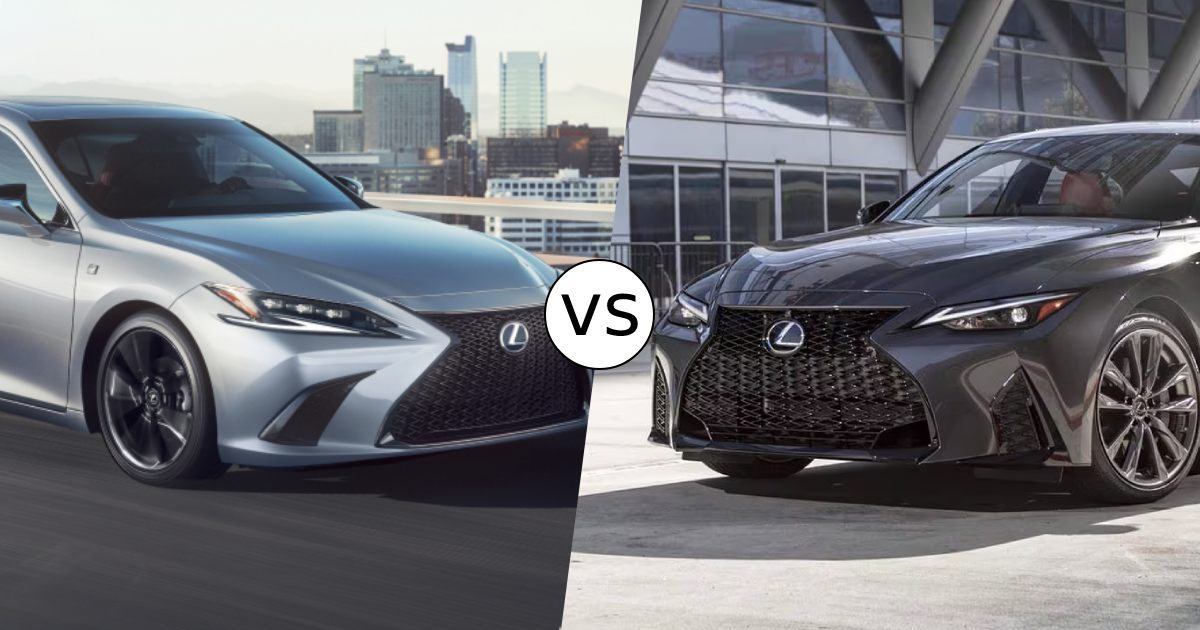 2025 Lexus IS vs. Lexus ES