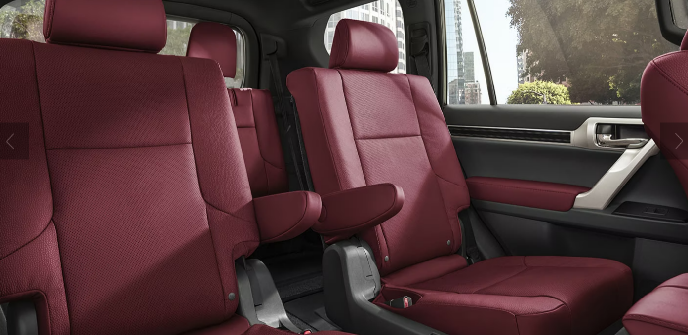2023 Lexus GX 460 red Interior
