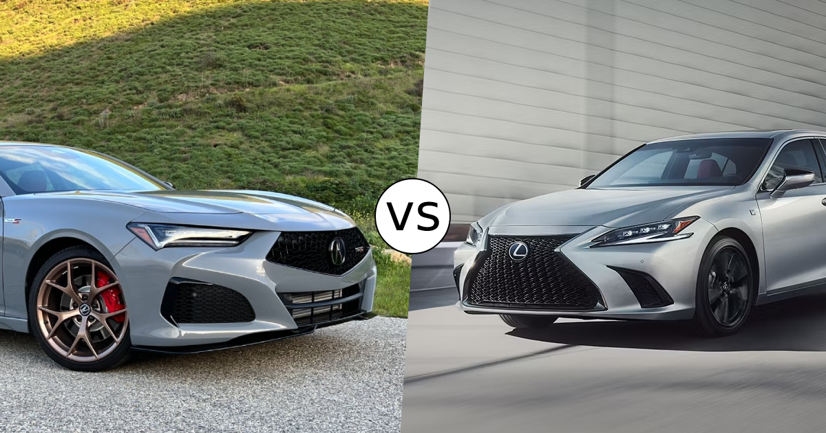 2025 Lexus ES vs. Acura TLX