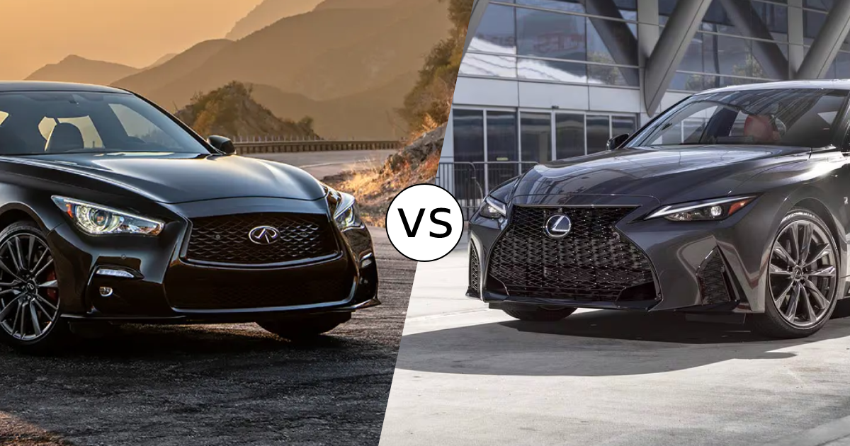 2025 Lexus IS vs. INFINITI Q50