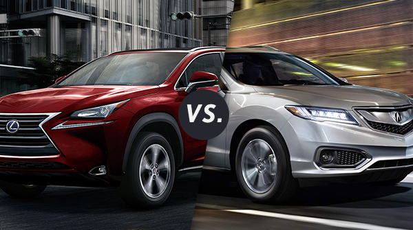 Los Angeles Comparison Lexus NX Hybrid vs Acura RDX