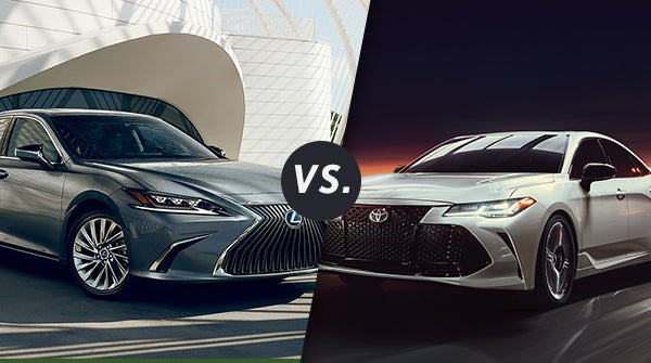 Comparison: 2019 Lexus ES 300h vs 2019 Toyota Avalon Hybrid 
