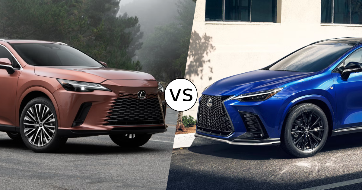 2025 Lexus RX vs. 2025 Lexus NX