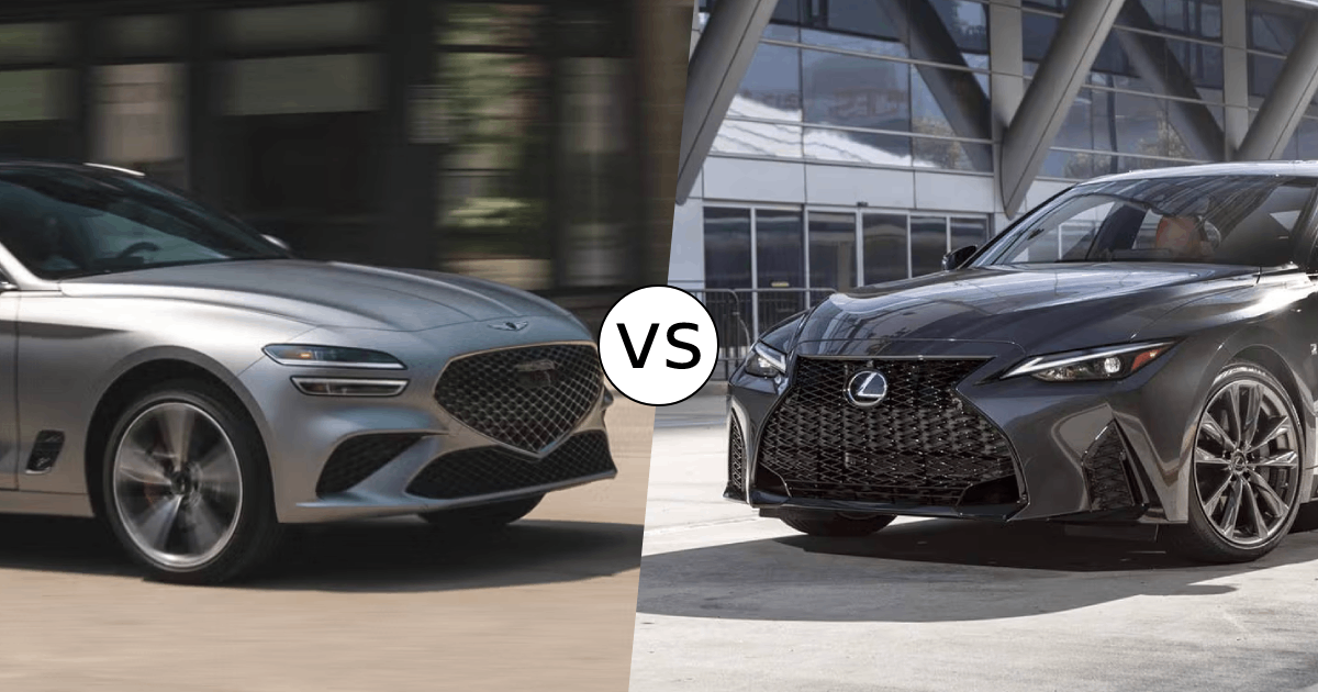 2025 Lexus IS vs. Genesis G70