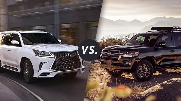 2020 Lexus LX 570 vs. 2020 Toyota Land Cruiser