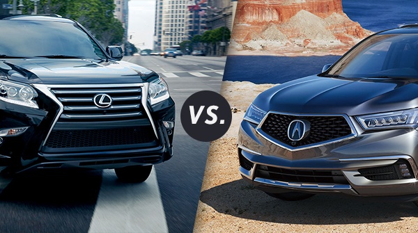 Comparison: 2017 Lexus GX 460 vs 2017 Acura MDX