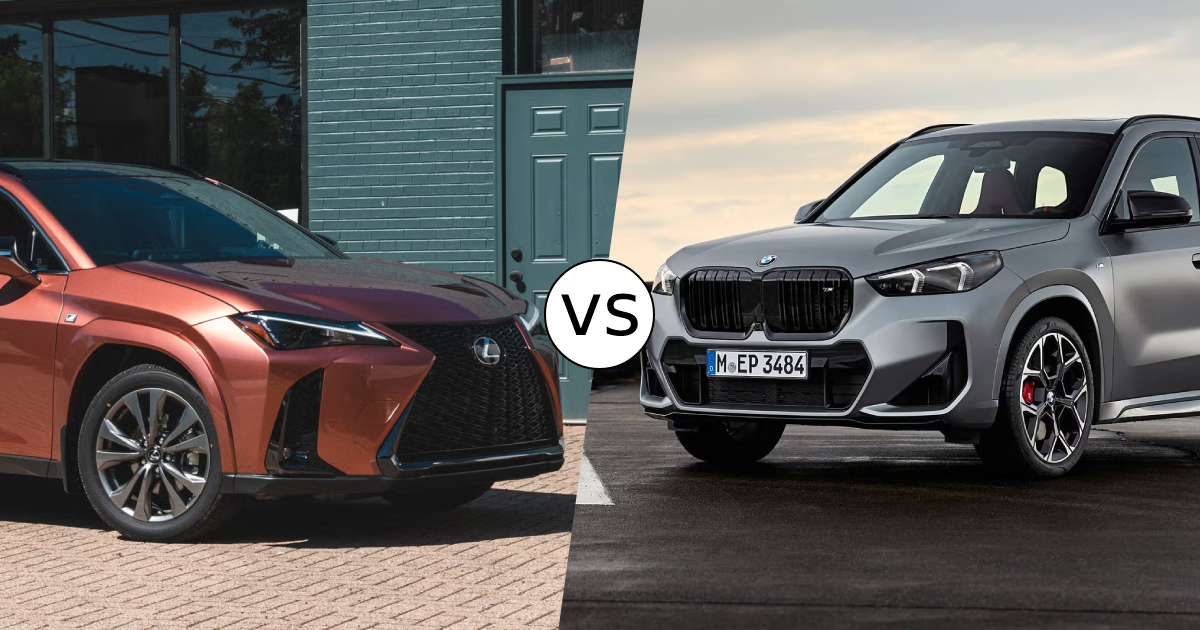2025 Lexus UX vs. BMW X1