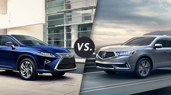 Comparison: 2019 Lexus RX 450h vs 2019 Acura MDX Sport Hybrid