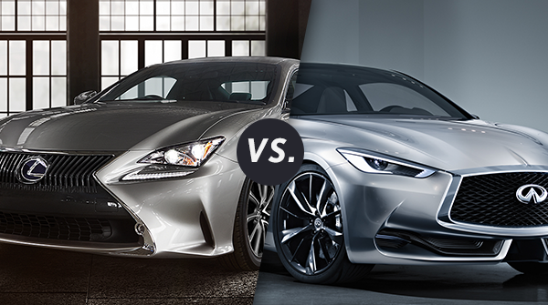 Los Angeles Compare Lexus RC350 vs Infiniti Q60