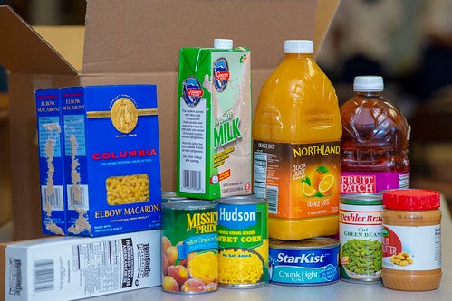 Various grocery goods