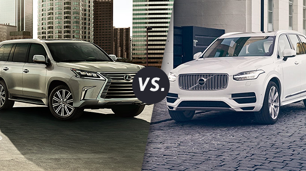 Comparison: 2017 Lexus LX 570 vs 2017 Volvo XC90