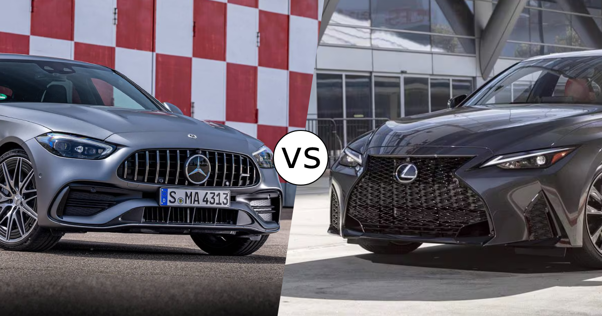 2025 Lexus IS vs. Mercedes c300