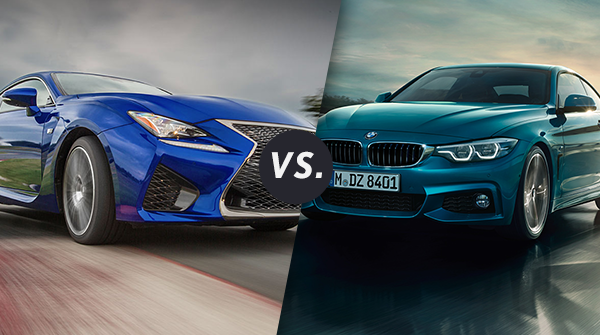 Comparison: 2017 Lexus RC F vs 2017 BMW M4