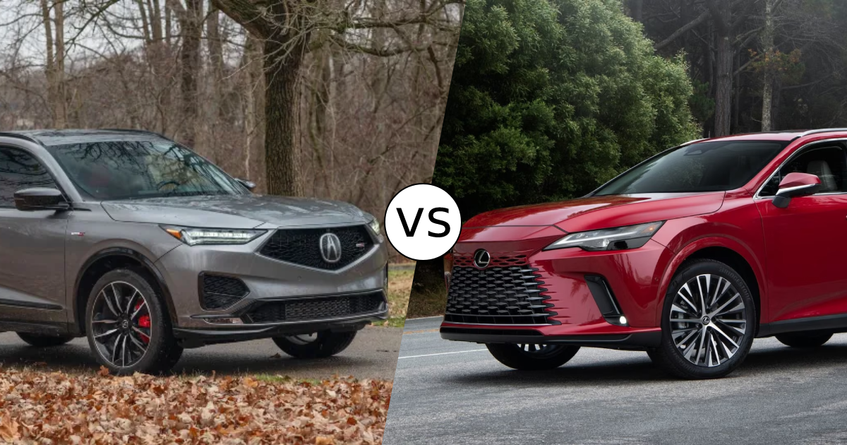 2024 Lexus RX vs Acura MDX