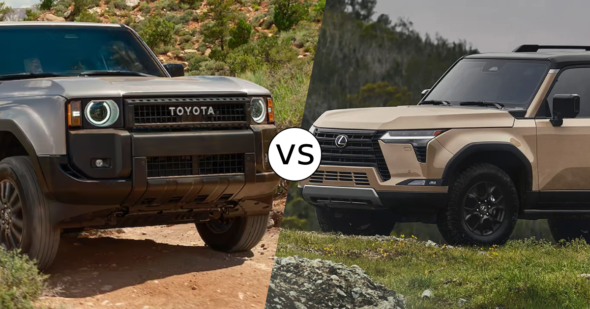 2024 Lexus GX vs Toyota Land Cruiser