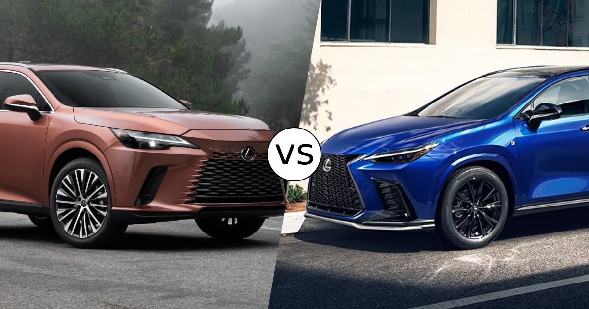2025 Lexus RX vs. NX