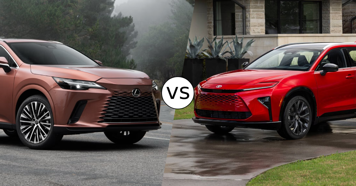 Toyota Crown Signia vs. the Lexus RX350