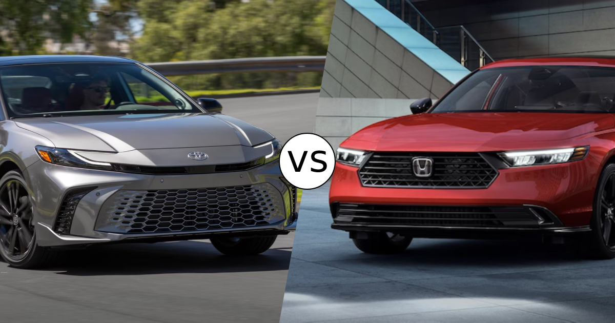 2025 Toyota Camry Hybrid vs Honda Accord Hybrid