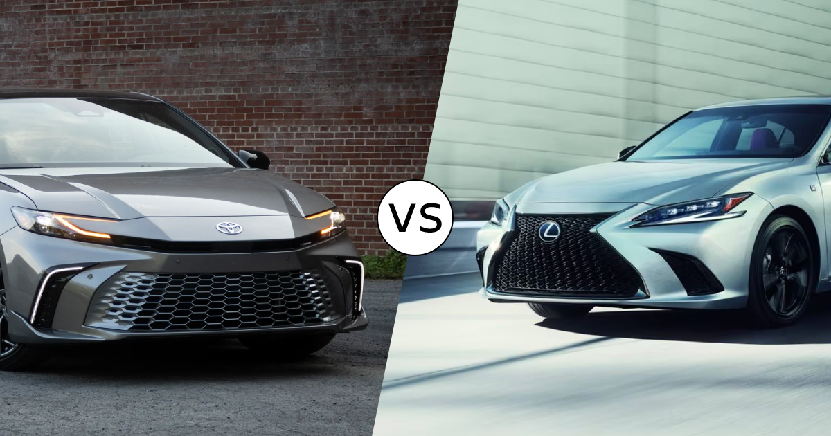 2025 Toyota Camry vs Lexus ES