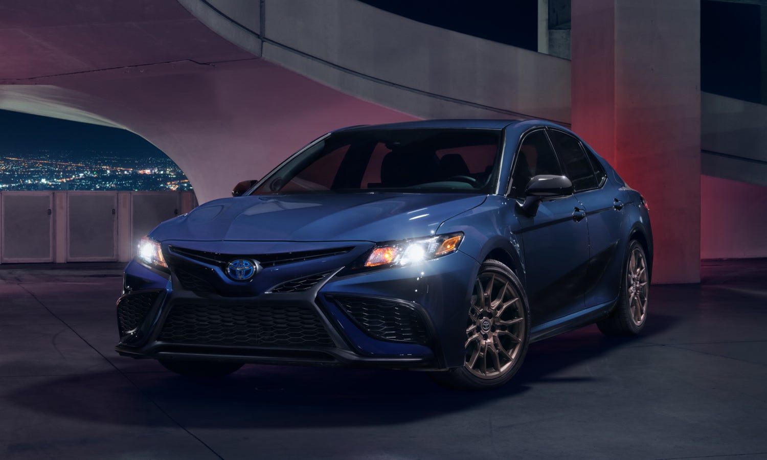 2024 Toyota Camry in the dark