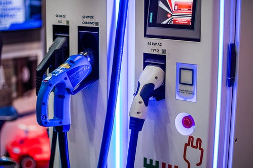 Electric Car Charging Station by Schrack Technik