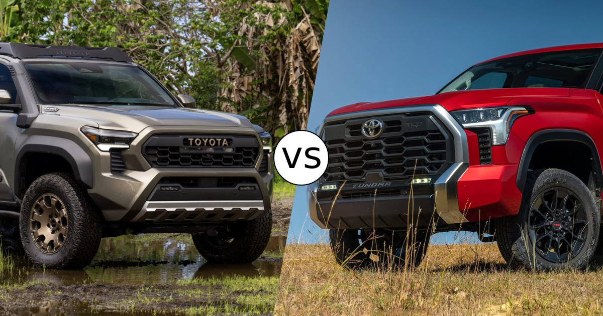 The 2024 Toyota Tacoma vs. Toyota Tundra