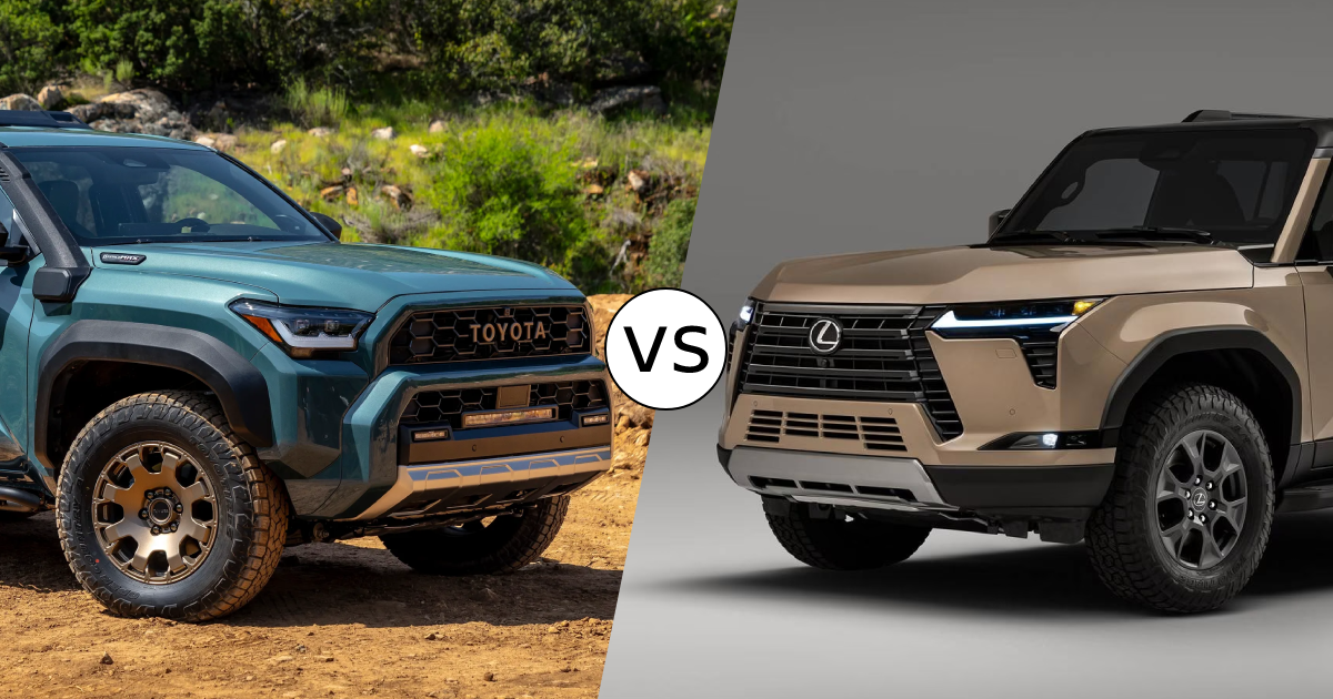 2025 Toyota 4Runner vs. 2025 Lexus GX 550