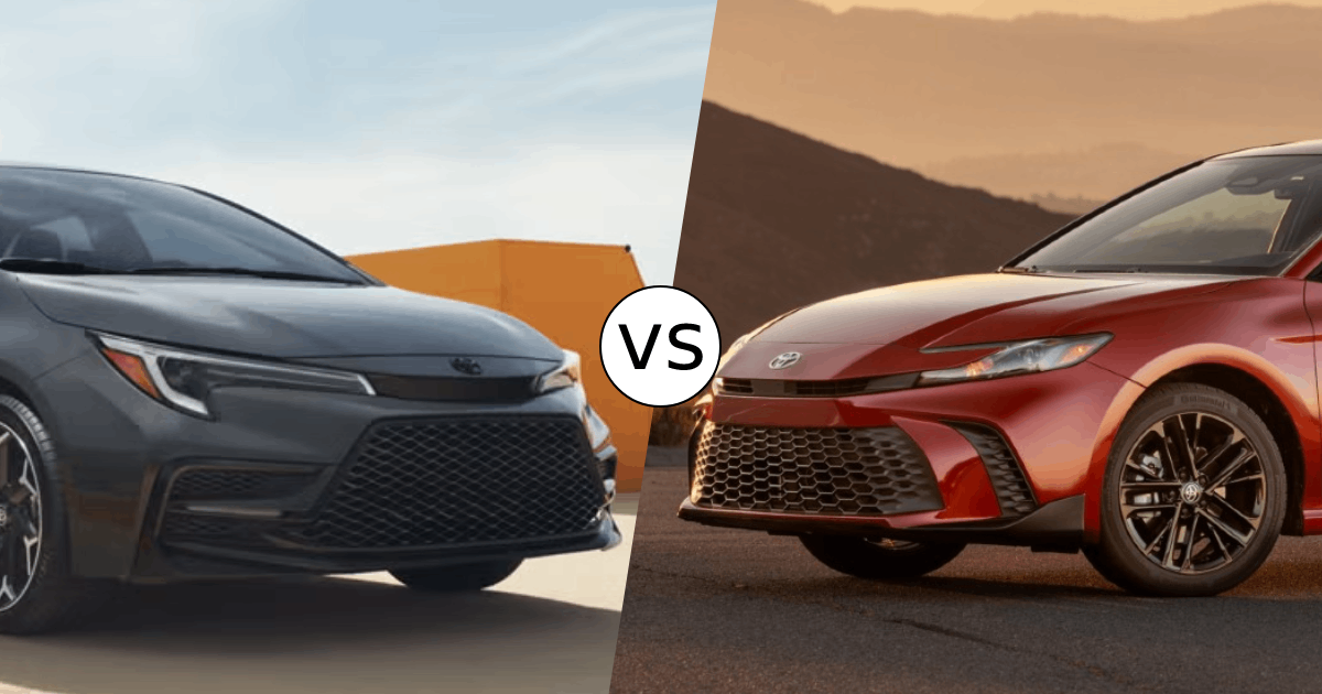 2025 Toyota Camry vs. Corolla
