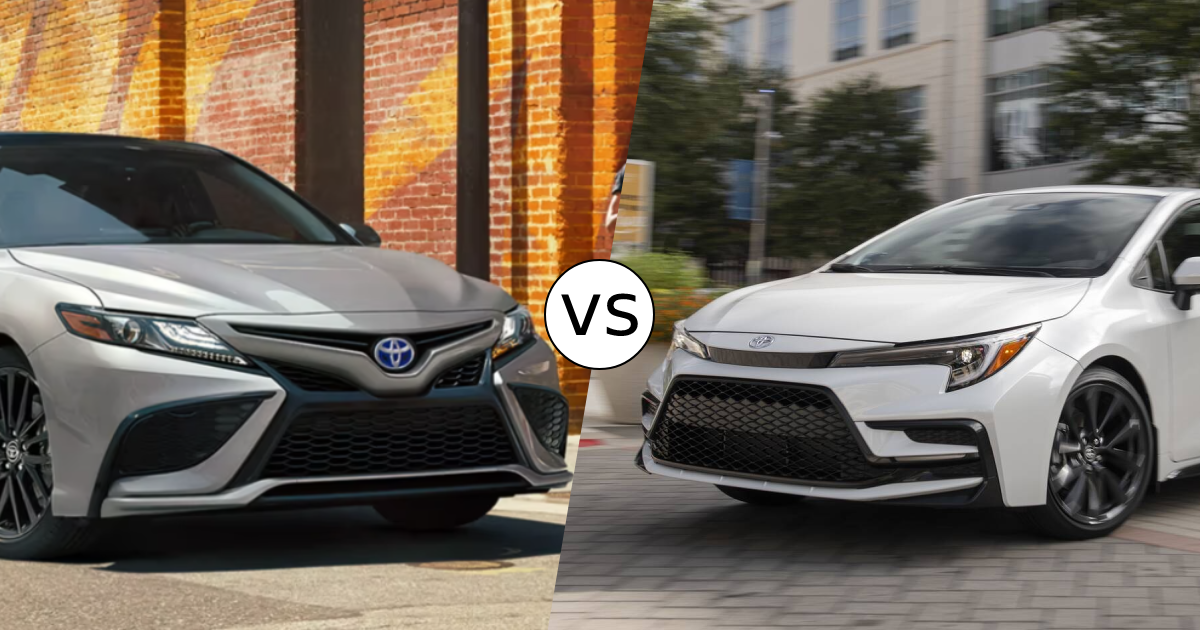 2024 Camry vs. Corolla