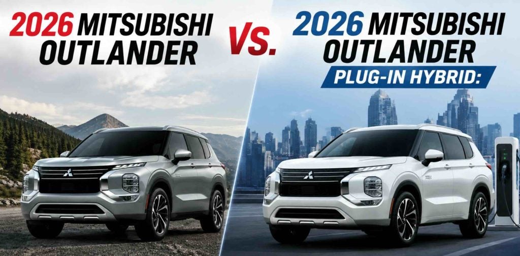2026 Mitsubishi Outlander vs. Outlander PHEV | Which SUV?
