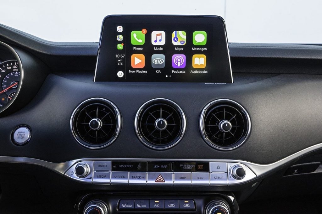 2022 Kia Stinger Infotainment & Connectivity Settings