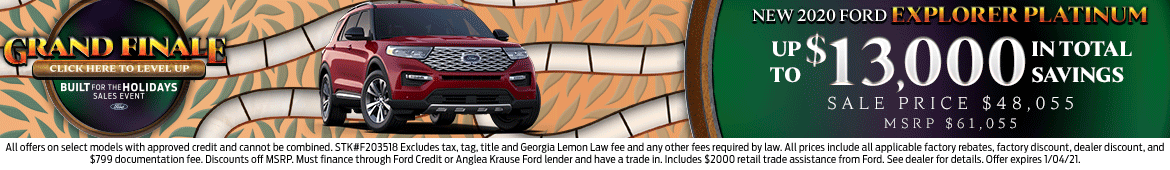 New Ford Explorer Models in Alpharetta, GA