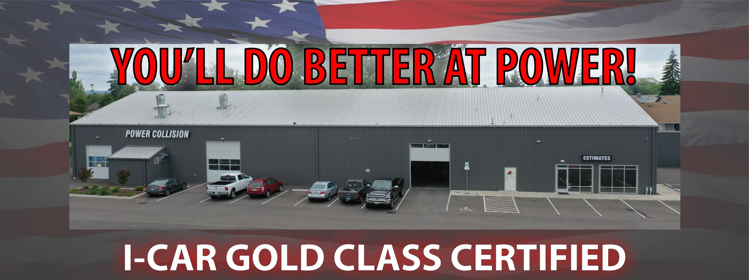 Collision Center at Power Auto Group in Sublimity OR