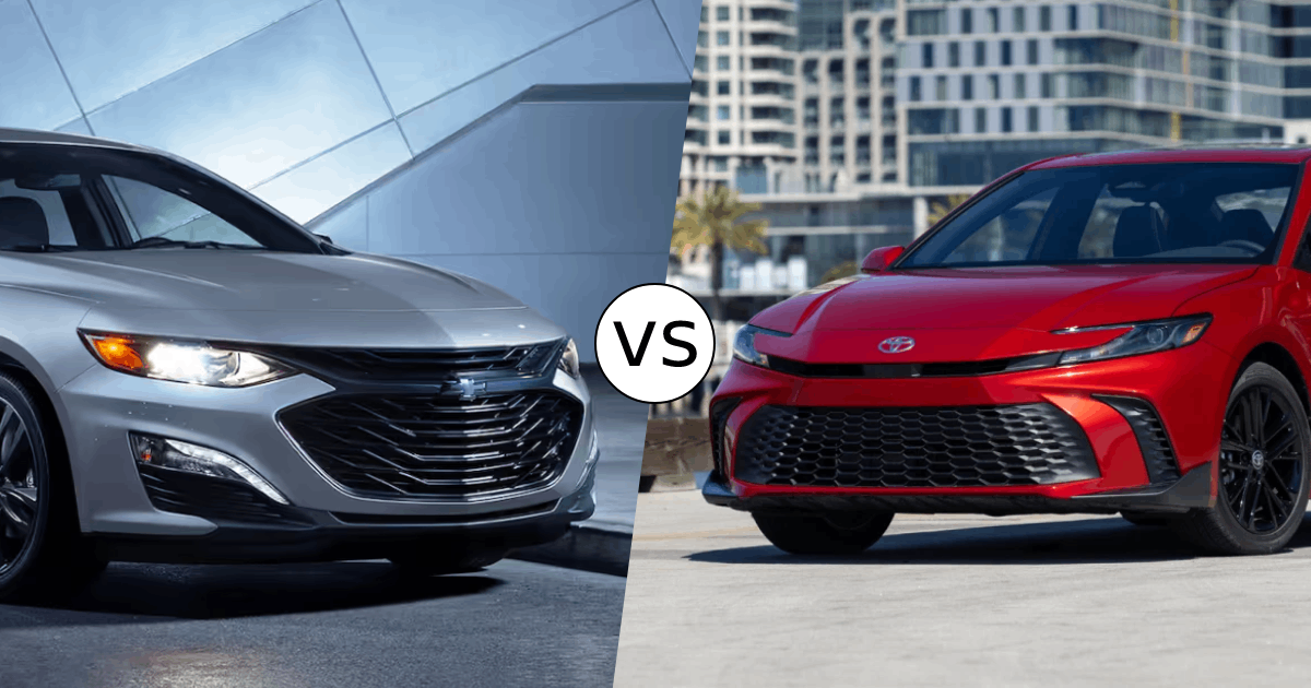 2025 Toyota Camry vs. Chevy Malibu