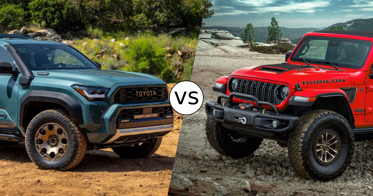 2025 Toyota 4Runner vs. Jeep Wrangler