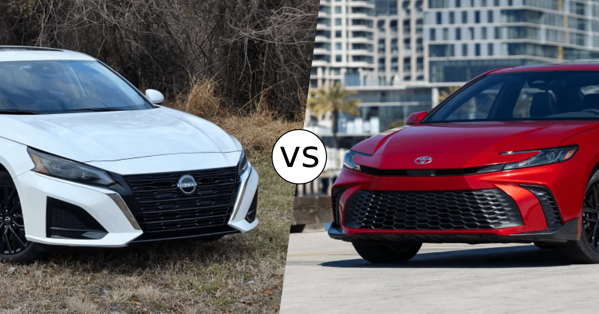 2025 Toyota Camry vs. Nissan Altima