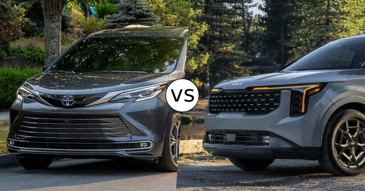 2025 Toyota Sienna vs. Kia Carnival