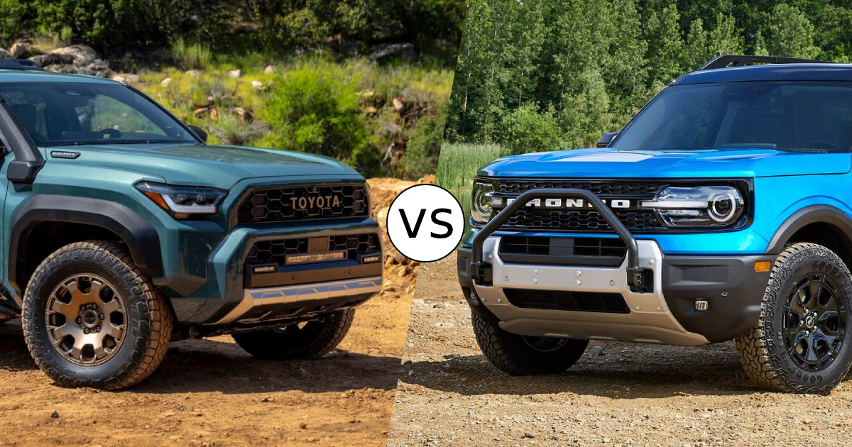 2025 Toyota 4Runner vs. Ford Bronco