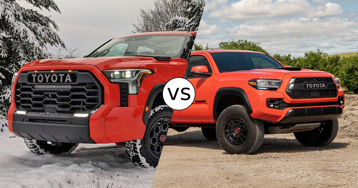 Toyota Tundra Vs Toyota Tacoma