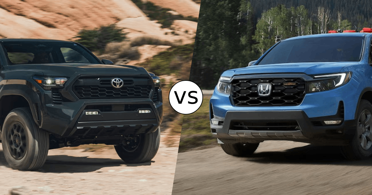 2026 Toyota Tacoma vs. Honda Ridgeline