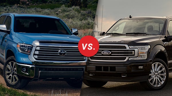 Toyota Tundra vs Ford F-150 Side by side