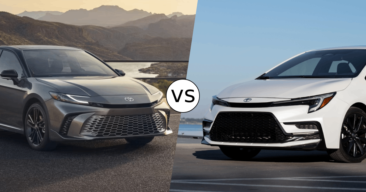 2026 Toyota Camry vs. Toyota Corolla