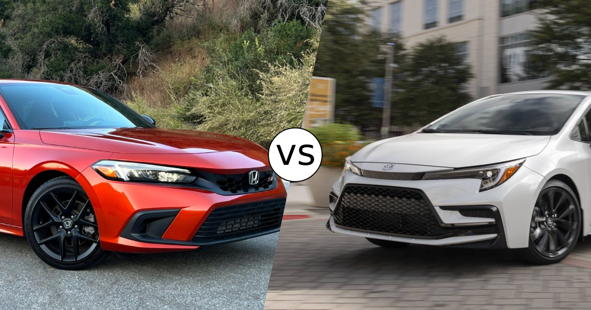 2024 Corolla vs. Honda Civic