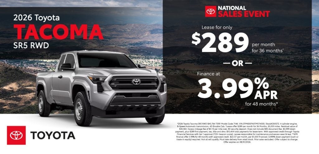 2026 Toyota Tacoma SR5 RWD